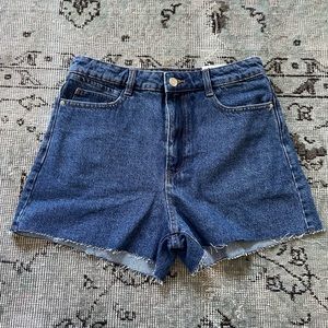 Zara High Rise Denim Shorts